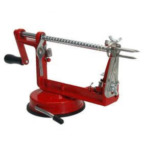 Kitchen Tool Apple Slinky Machine Peeler Corer Fruit Cutter Slicer (Color: Red, size: Apple Slinky Machine)